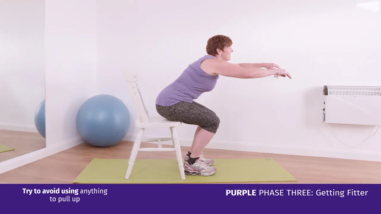 a person doing yoga